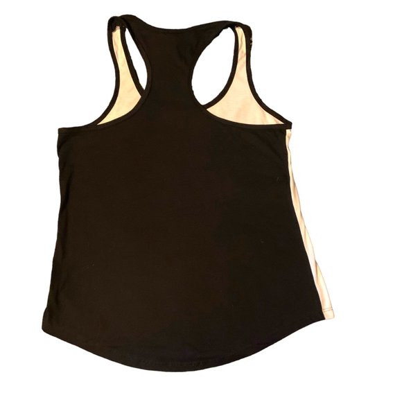 Heart in Hand Critters Hollow Ranch & Rescue Ladies Front Logo 2-Tone Tank L - Picture 2 of 4